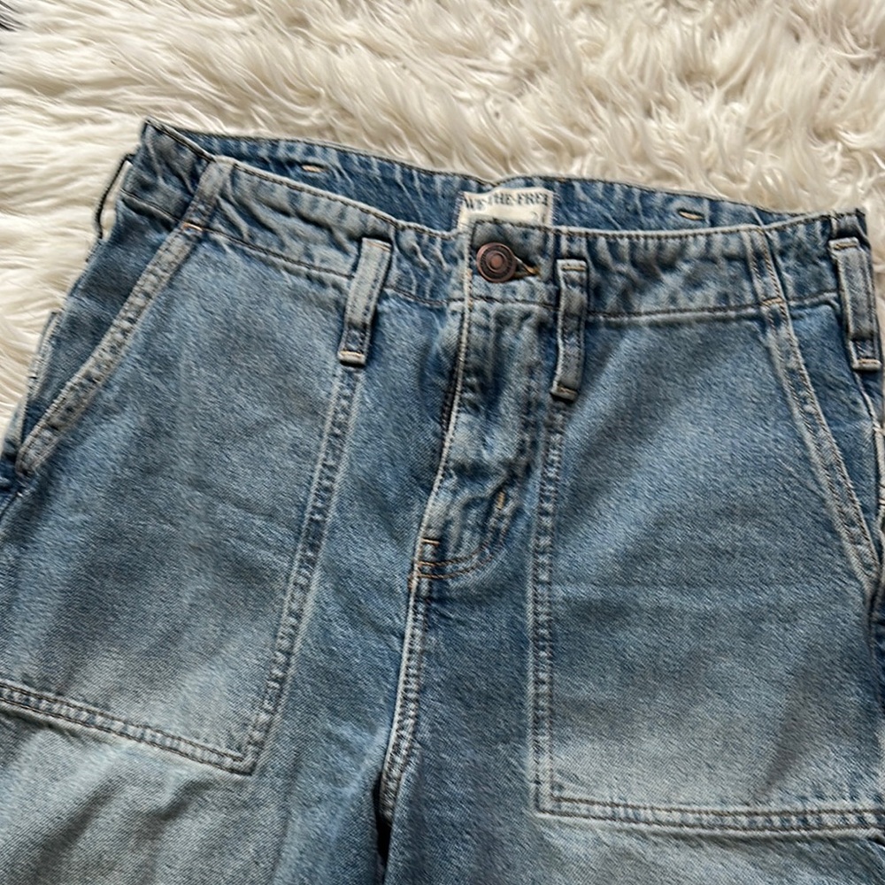 We The Free High Rise Blue Jeans